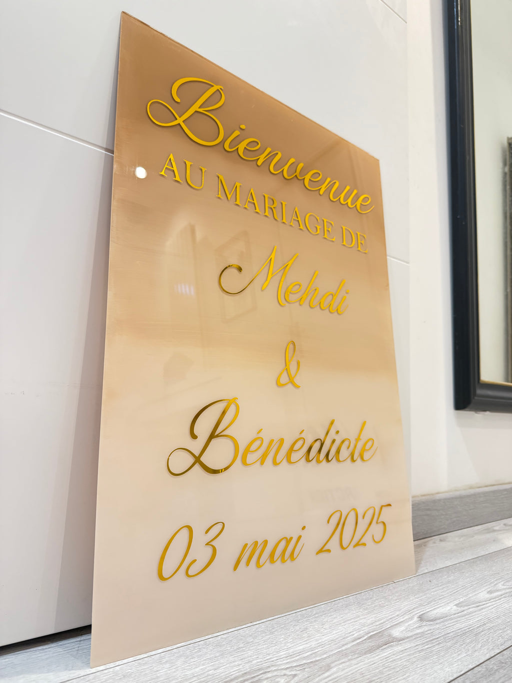 Plaque plexi 100% personnalisable