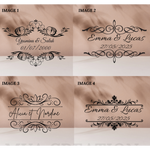 Bougies - Style cadrant miniature