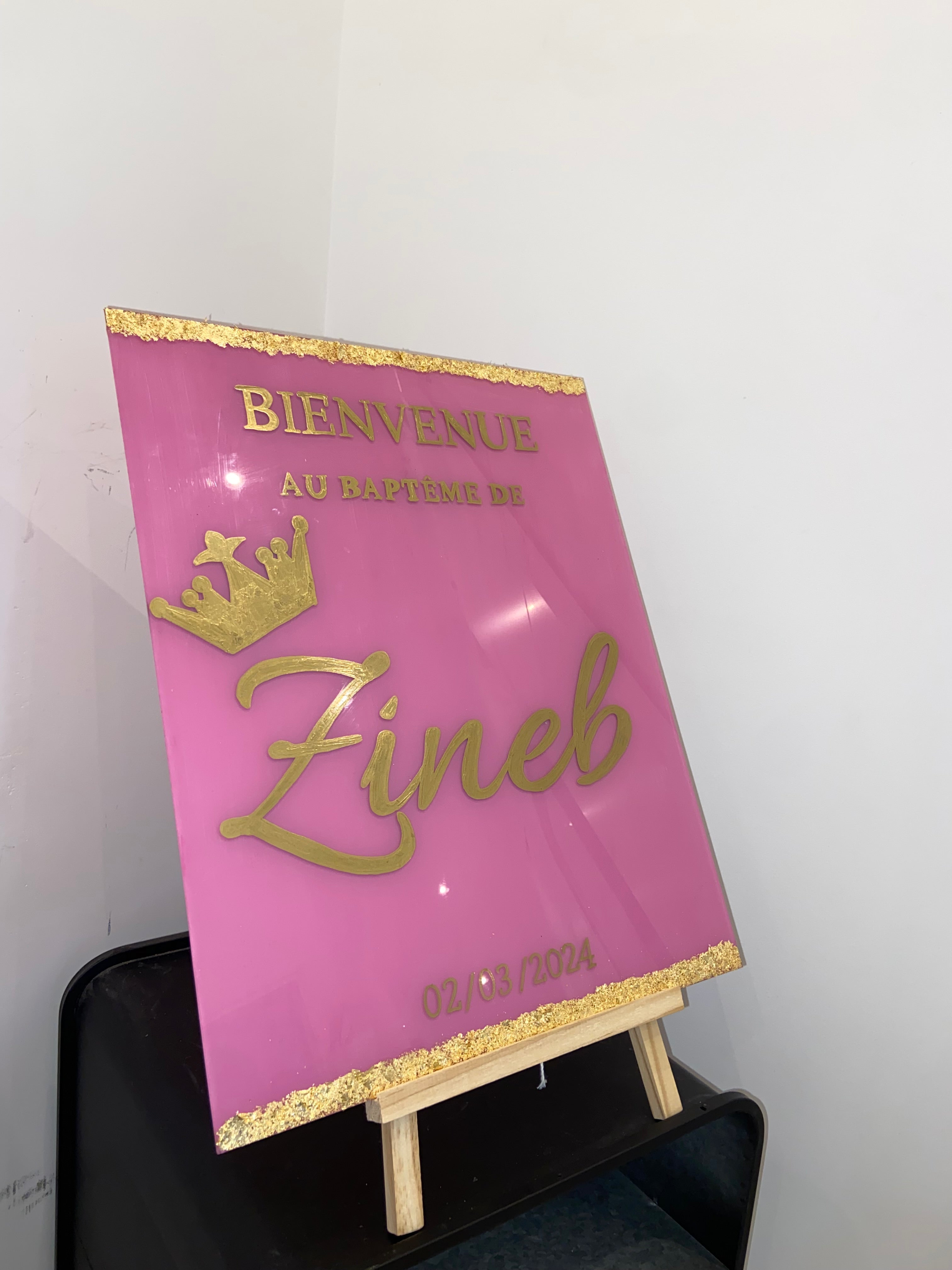 Plaque plexi 100% personnalisable