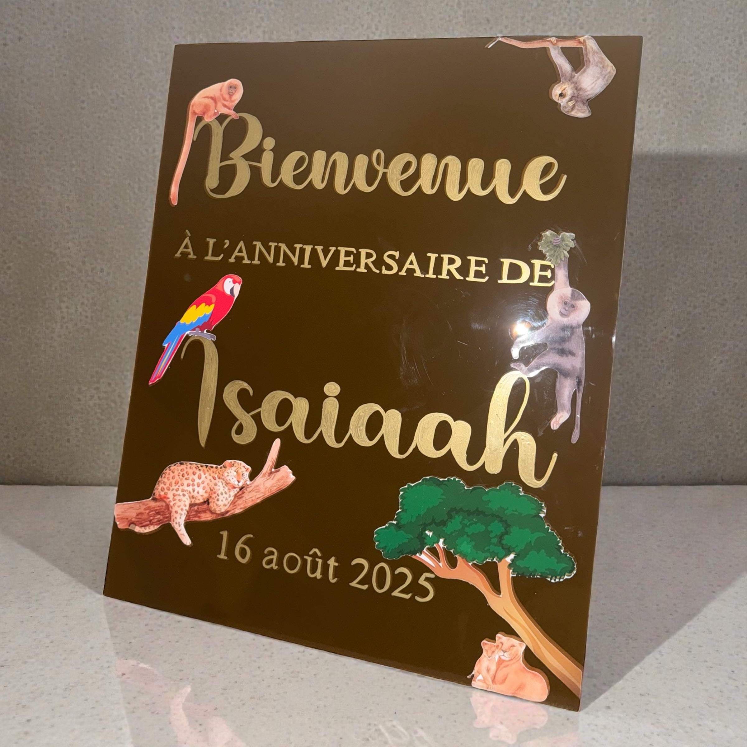 Plaque plexi 100% personnalisable