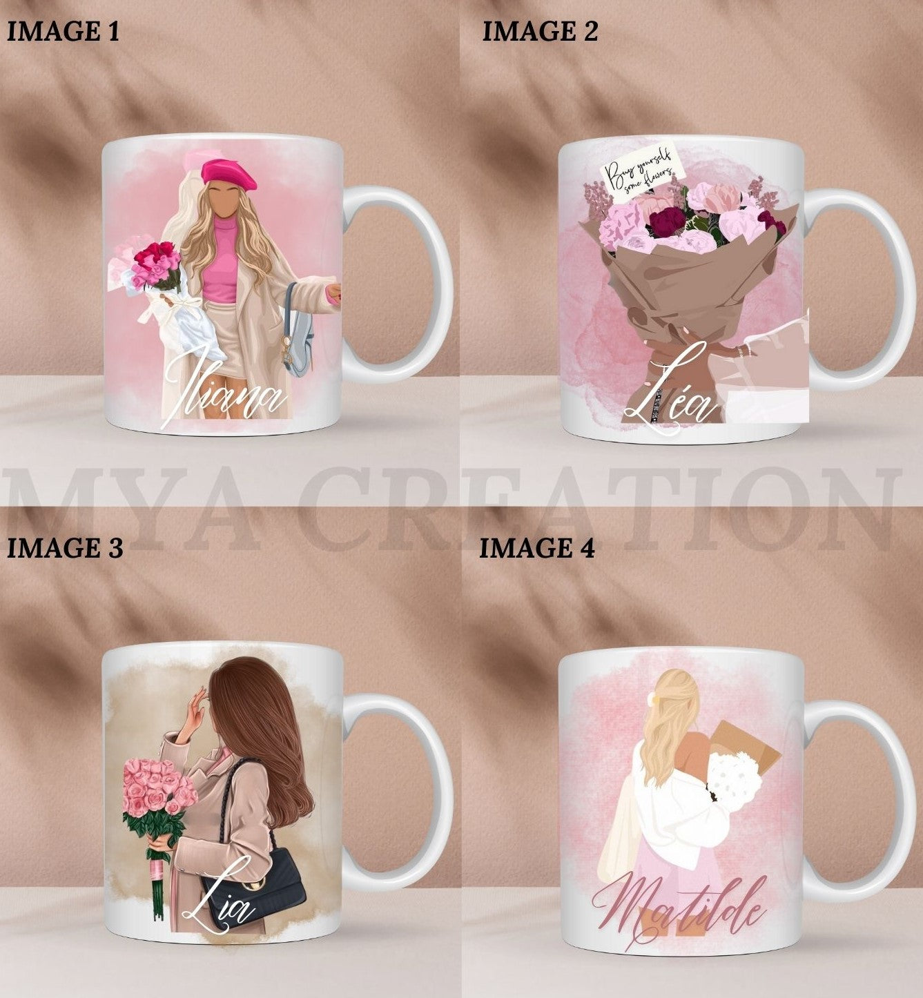 Mugs - Élégance Florale