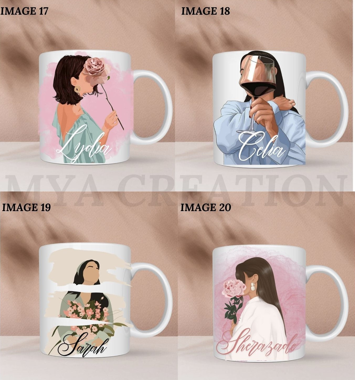 Mugs - Élégance Florale